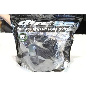 Dye SE Lightweight Paintball Goggle Protective Mask w/ Clear Thermal Lens Black